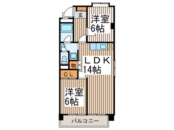 グリーンシティ瑞穂の物件間取画像